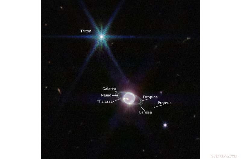 James Webb Telescope Reveals Most Detailed View of Neptune’s Rings Yet