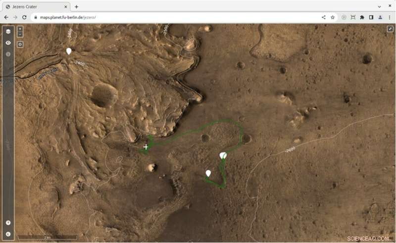 Explore Jezero Crater: Interactive 3D Hiking Map of the Mars 2020 Perseverance Landing Site