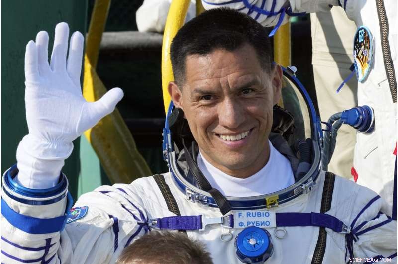 Russian Soyuz Launch Adds Three New Crew Members to the ISS