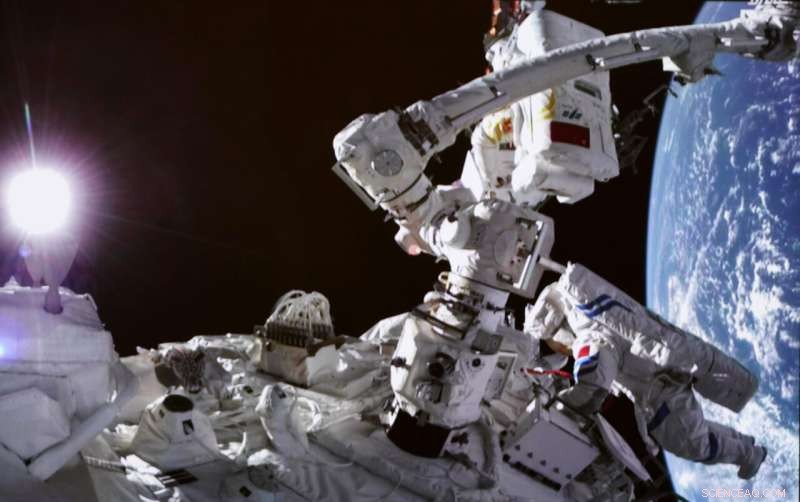 Chinese Astronauts Perform First Spacewalk on New Wentian Module