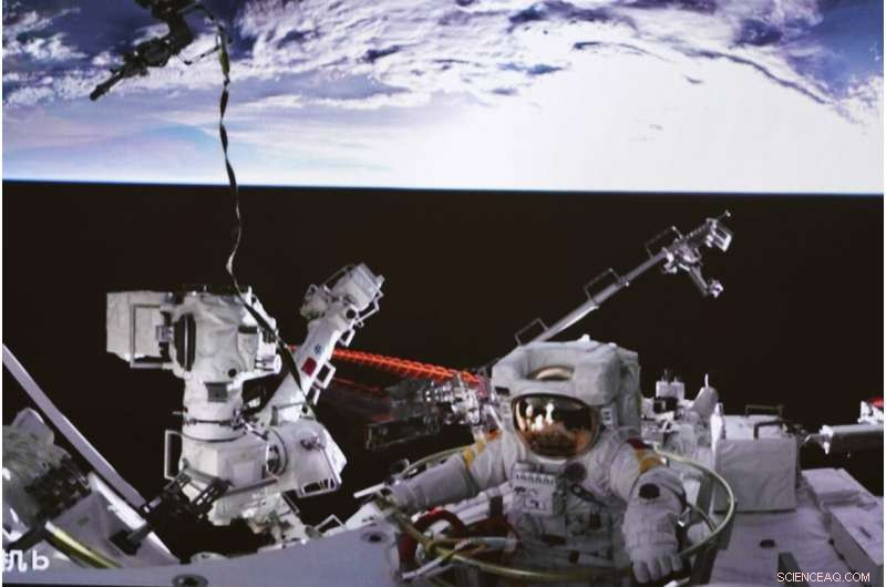 Chinese Astronauts Perform First Spacewalk on New Wentian Module