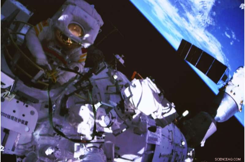 Chinese Astronauts Perform First Spacewalk on New Wentian Module