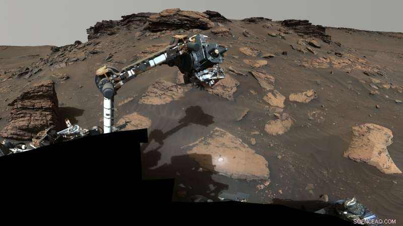 Perseverance Rover Reveals Layered Sedimentary Rocks at Jezero Crater, Advancing Mars Exploration