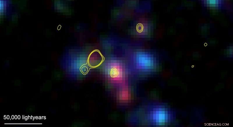 Student Discovers Ancient Galaxy Cluster, Shedding Light on the Early Universe