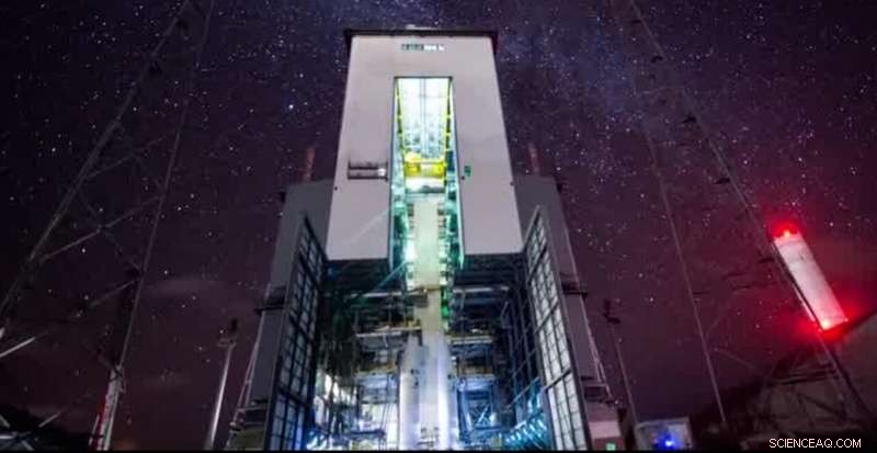 ESA Demonstrates Ariane 6 Launchpad Assembly in French Guiana