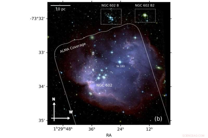 ALMA Reveals New Insights Into Young Open Cluster NGC 602