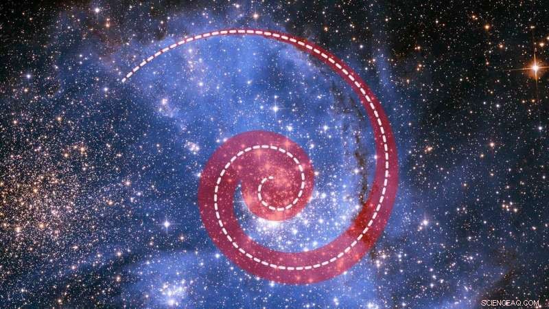 Hubble Reveals Spiral Infall in NGC 346, Offering Insight into Early Universe Formation