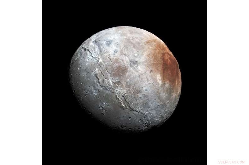 New Theory Explains Pluto’s Moon Charon’s Reddish North Pole