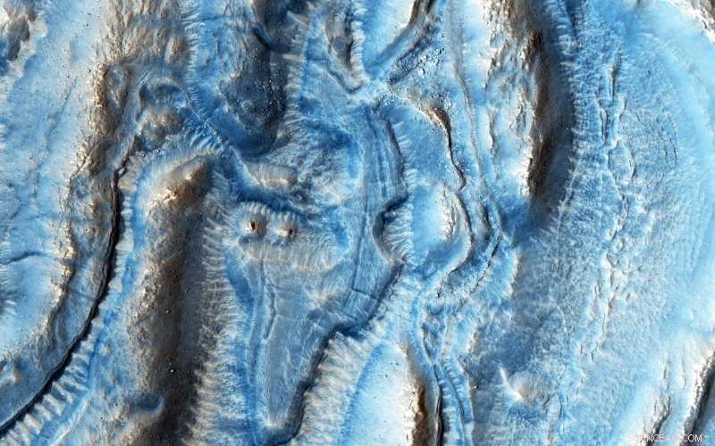 Ancient Mars Glaciers: Slow Flow Revealed by New Study