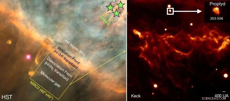 Keck Observatory Reveals Unprecedented Detail of Orion s Sword Radiation Zone