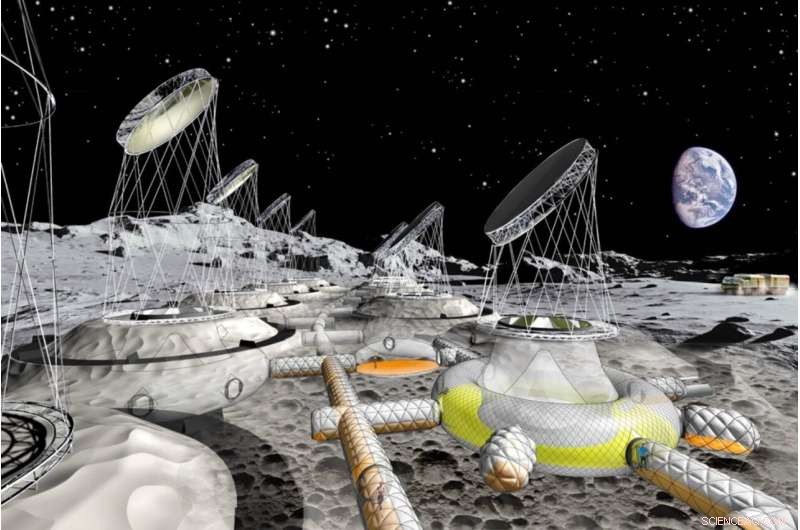 Comprehensive System Study of an Inflatable Lunar Base