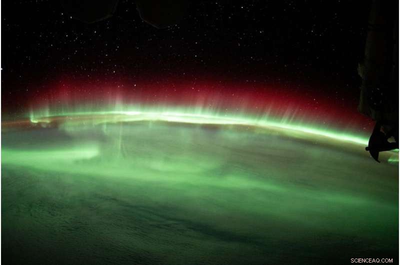 NASA Shares Stunning ISS Capture of Southern Lights Over Antarctic Ocean