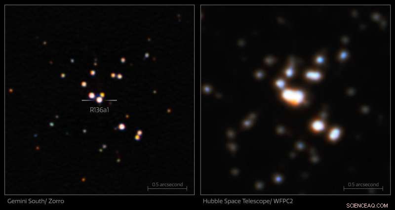 Unveiling the Largest Star: The Sharpest Image Yet from the Tarantula Nebula