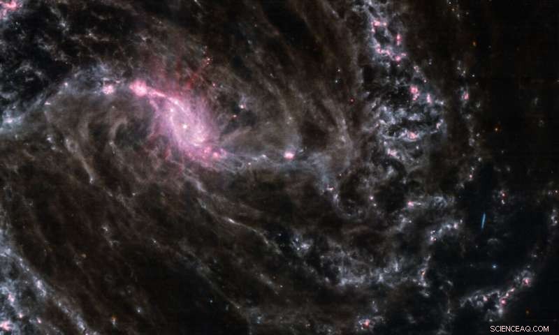 James Webb Reveals Stunning Image of NGC 1365, Home to an Active Supermassive Black Hole