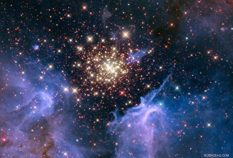 Hubble Captures New Images of R136, the Universe’s Most Massive Star Cluster
