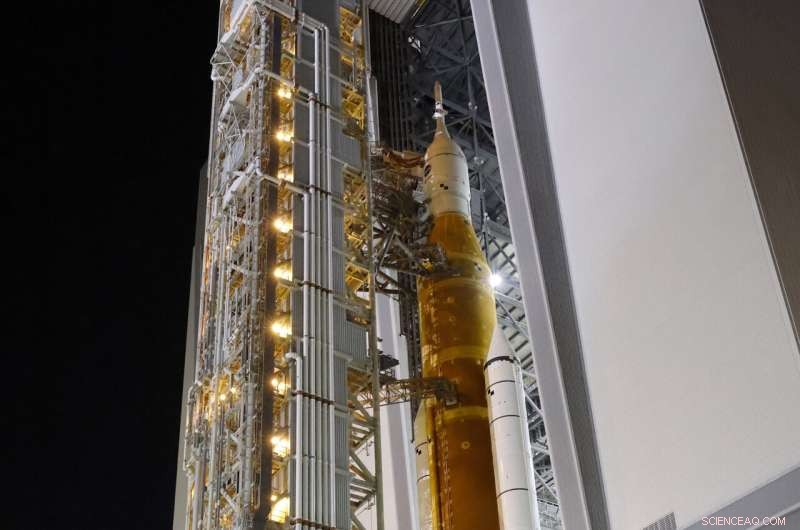 NASA Prepares Artemis Rocket for First Lunar Test Flight at Kennedy Space Center