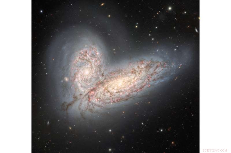 Gemini North Captures Stunning Collision of Spiral Galaxies NGC 4567 & NGC 4568