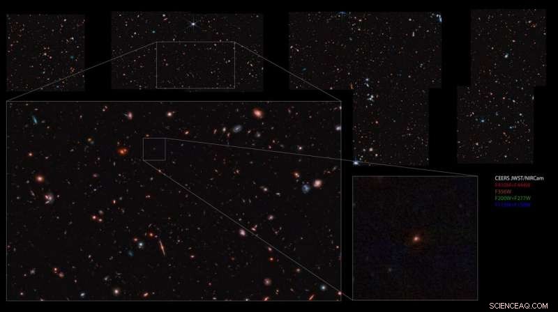 CEERS Collaboration Discovers One of the Earliest Galaxies,  Maisie’s Galaxy , Seen 290 Million Years After the Big Bang