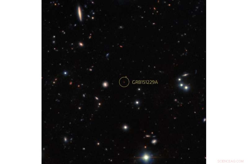 Hawaiian Telescopes Pinpoint Origin of Ancient Gamma‑Ray Burst