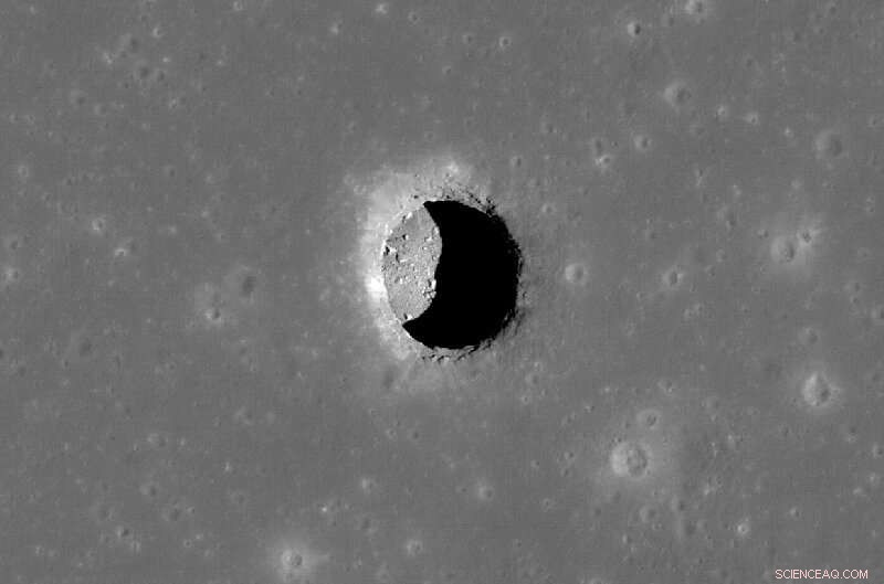 Lunar Reconnaissance Orbiter Discovers Pits Maintaining 63°F—Ideal Lunar Habitats