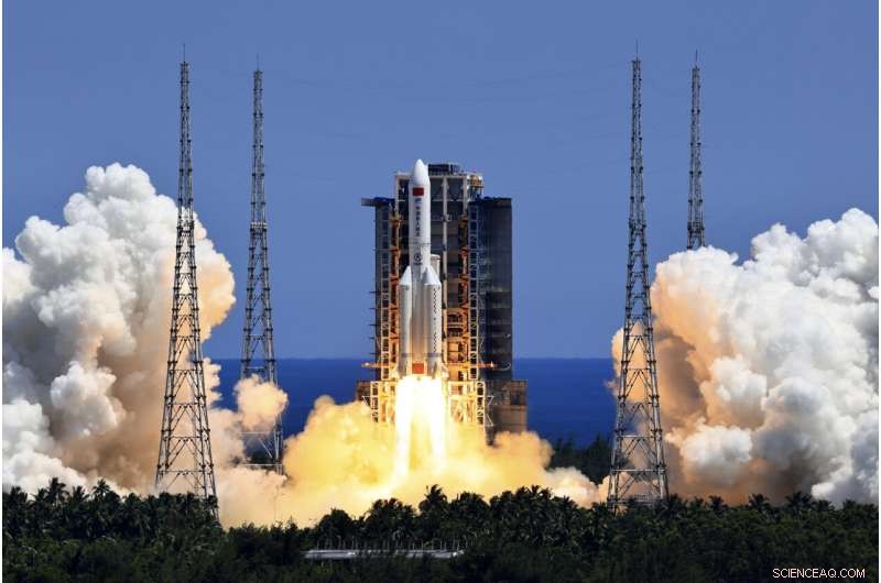 China Successfully Launches Wentian Lab Module to Expand Its Space Station