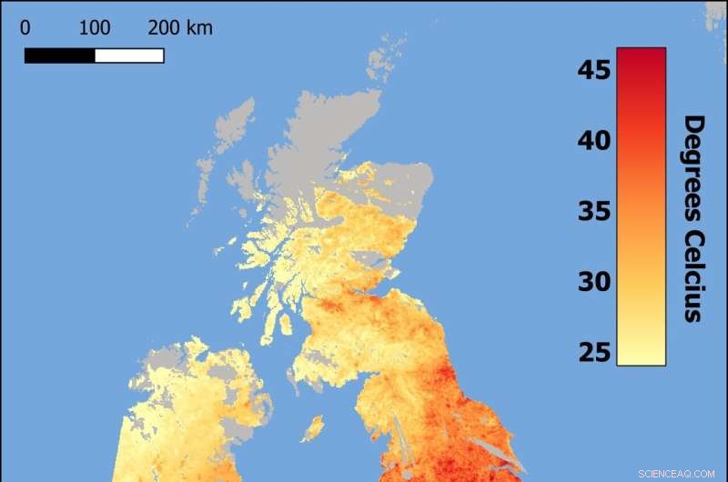 Satellite Data Unveils Record-Breaking UK Heatwave