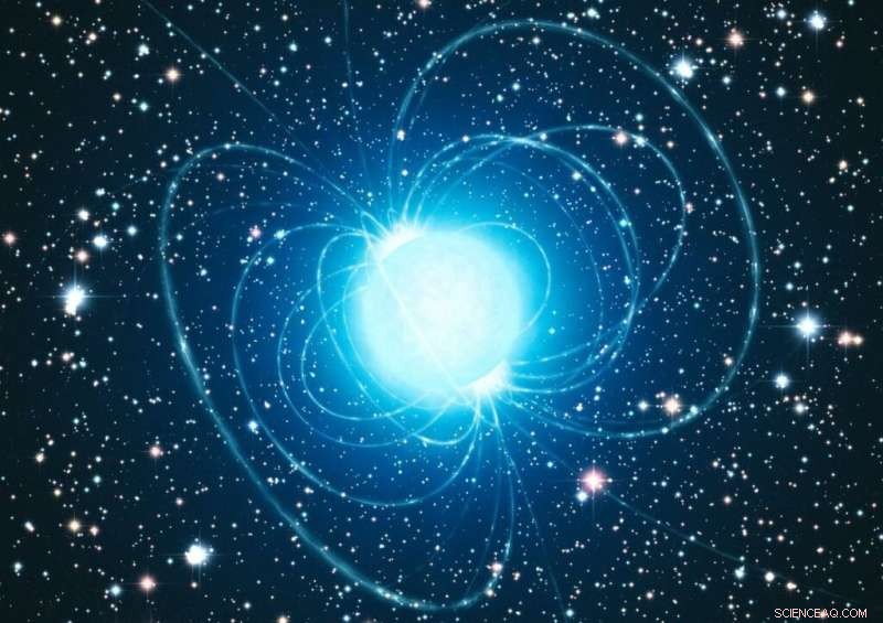 New Evidence Suggests Colliding Neutron Stars Create Magnetars