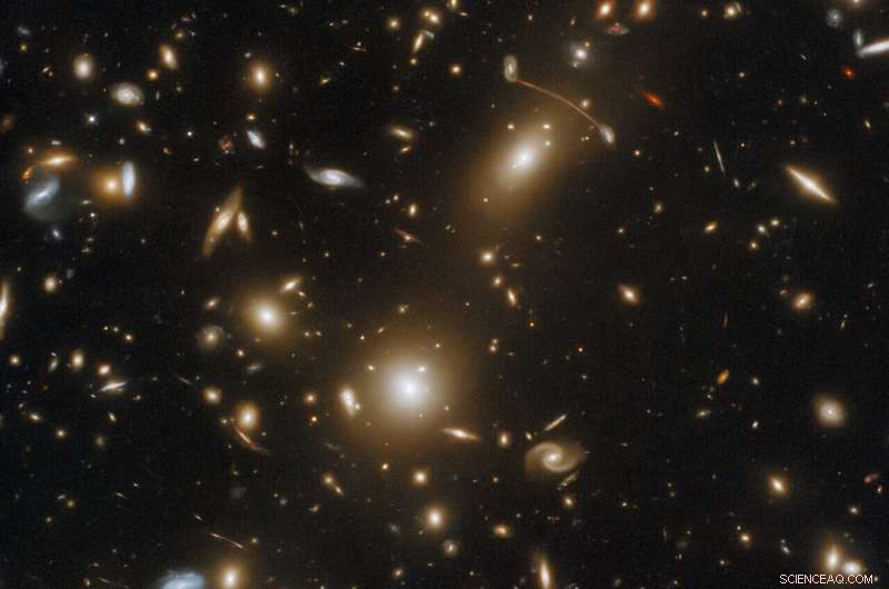 Hubble Reveals Stunning Galactic Cluster in Abell 1351