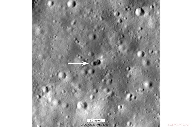 NASA’s Lunar Reconnaissance Orbiter Identifies Rocket Impact Site on the Moon