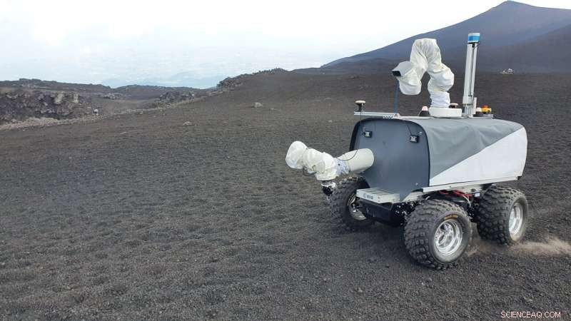 Mount Etna Hosts Lunar Analog Study, Advancing Robotic Exploration