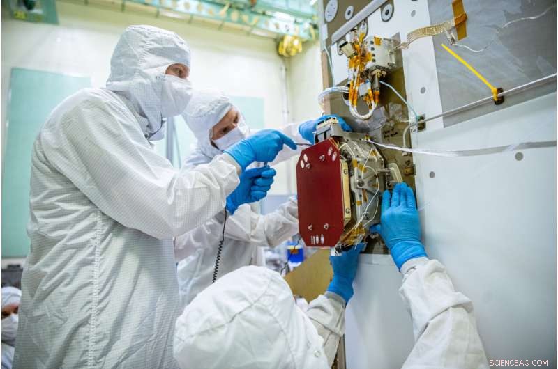 SPEXone Aerosol Instrument Installed on NASA’s PACE Climate Satellite