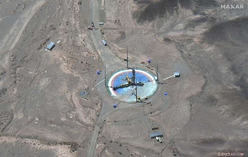 Iran Announces Upcoming Rocket Launch as Satellite Images Reveal Preparations