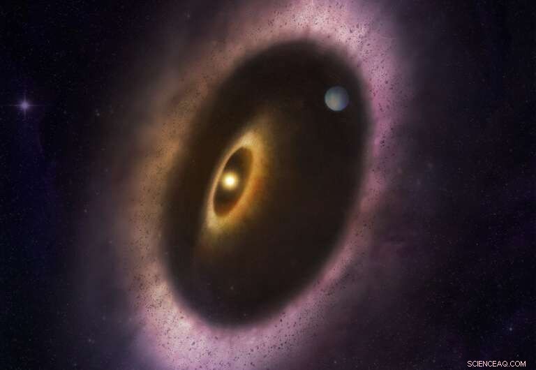 Scientists Uncover Unexpected Eccentricity in Nearby Debris Disk, Hinting at Planetary Formation Secrets