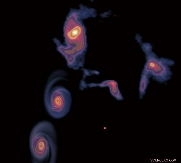 10,000-Year-Old Close Encounter Sparked Spirals in Protoplanetary Disk