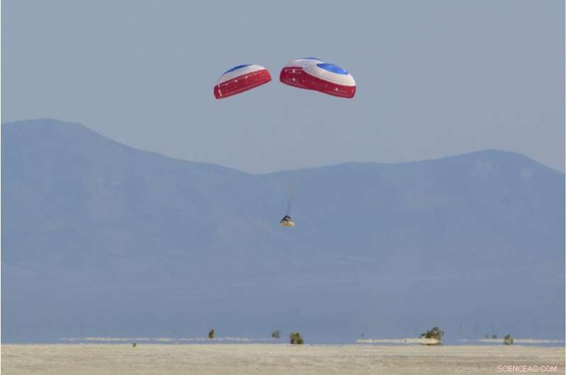 Boeing Starliner Capsule Completes Successful Return to Earth After Test Flight