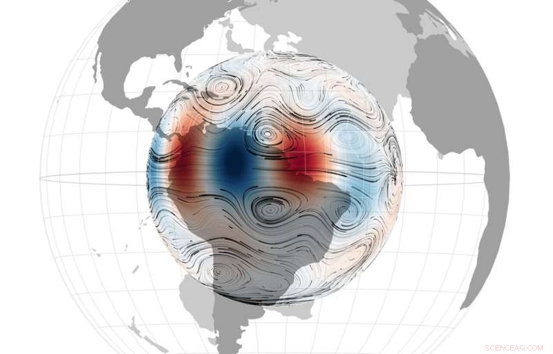 Swarm Satellites Detect 7‑Year Magnetic Waves Sweeping Earth s Outer Core