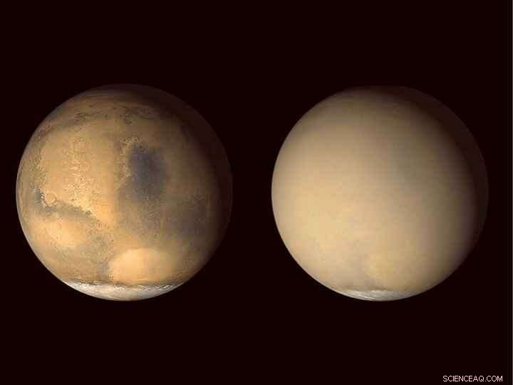Solar Heat Accumulation Drives Mars Dust Storms, New Study Reveals