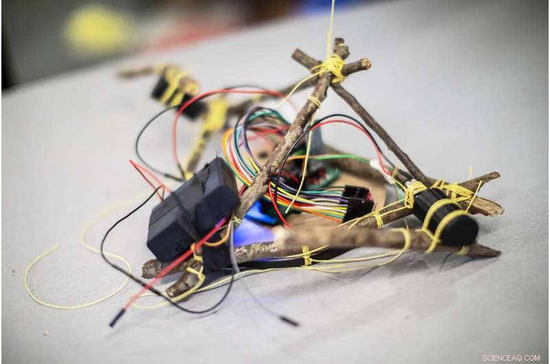 StickBot: A Lightweight Robotic Walker Powered by Simple Stick Legs