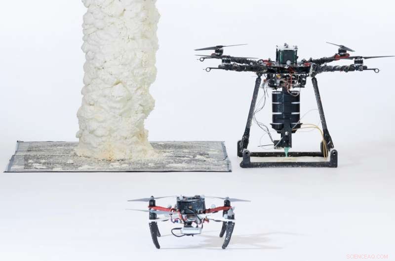 Bee‑Inspired 3D‑Printing Drones Build and Repair Structures Mid‑Flight