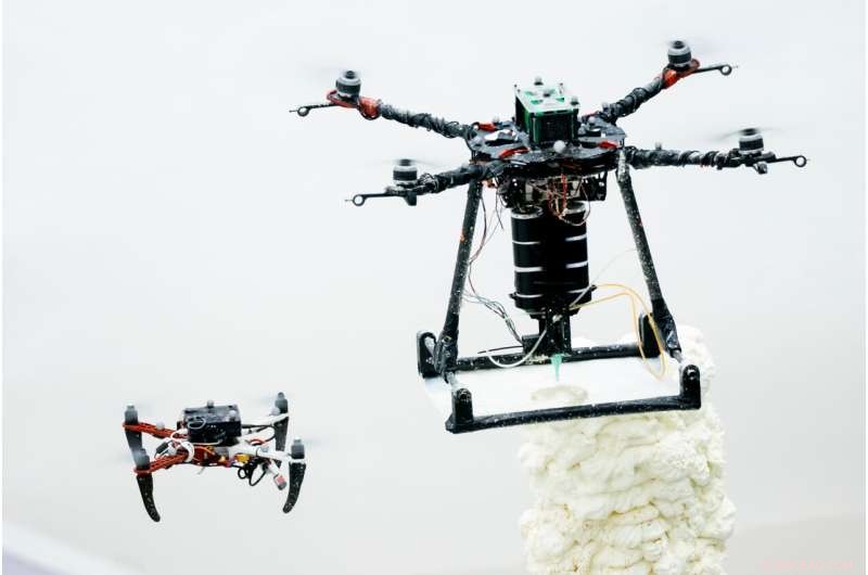 Bee‑Inspired 3D‑Printing Drones Build and Repair Structures Mid‑Flight
