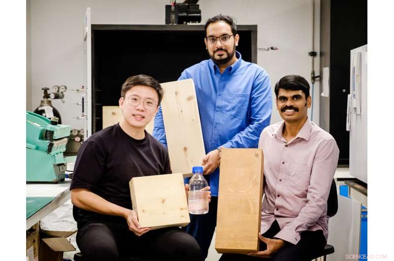 NTU Scientists Develop Invisible Fire-Resistant Coating for Wood