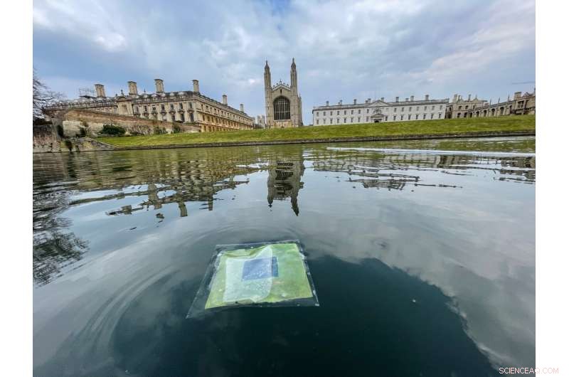 Floating Artificial Leaves Convert Sunlight into Clean Fuel