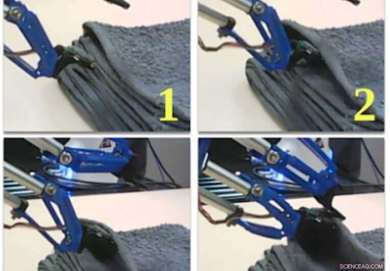 Enhancing Robotic Fabric Manipulation with Tactile Sensors and Machine Learning
