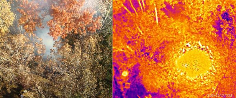 Oak Ridge Lab’s Drone-Based Thermal Sensors Detect Hidden Wildfires