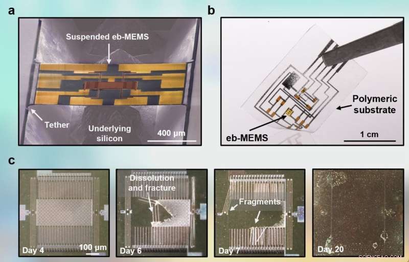 Self‑Dissolving MEMS: Transient Microelectromechanical Systems for Eco‑Friendly Applications