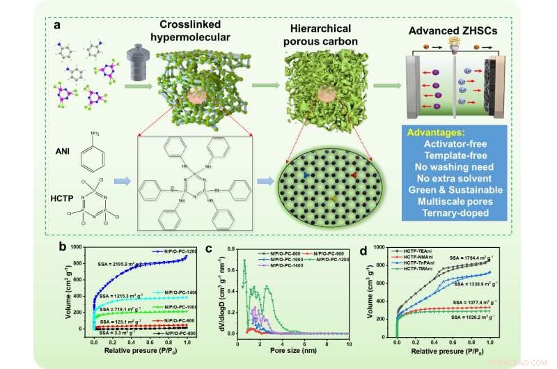 Hierarchically Porous, Multi-Doped Carbons Deliver Superior Zinc‑Ion Storage