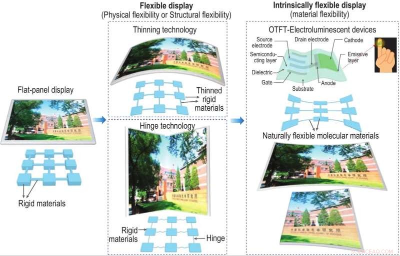 Essential Materials & Devices for Truly Flexible Displays