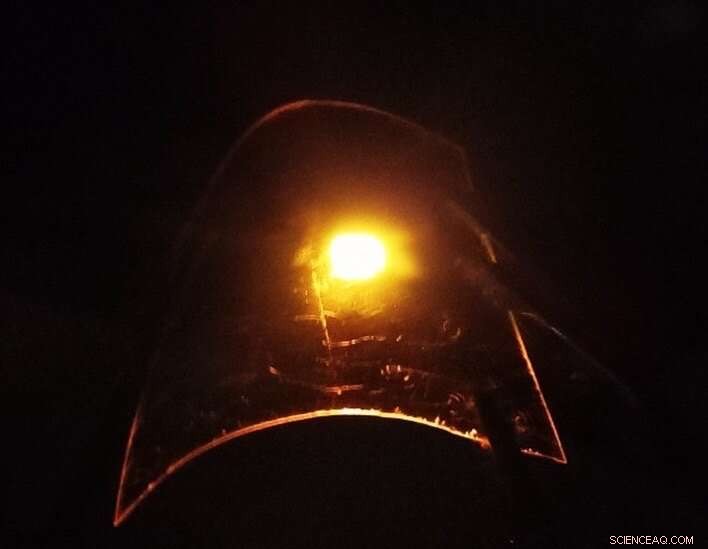 Experience Warm, Candle-Like Glow with a Flexible Organic LED