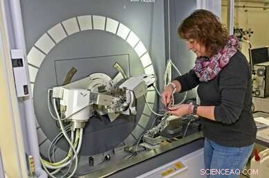 Scientists Study Glowing Metallic Glass Droplets aboard the ISS