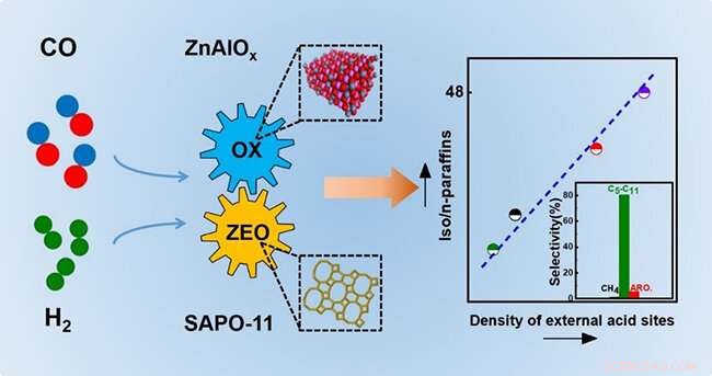 Efficient Production of Isoparaffin‑Rich Gasoline Directly from Syngas Using OXZEO Catalysts